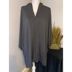 J. Jill Fit Hooded Poncho Sweatshirt